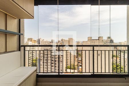 Varanda de kitnet/studio para alugar com 1 quarto, 33m² em Vila Buarque, São Paulo