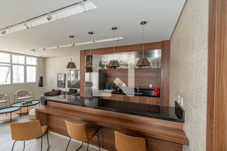 Apartamento para alugar com 42m², 1 quarto e 1 vagaÁrea comum - Salão de festas