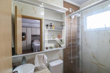 Casa de condomínio à venda com 142m², 3 quartos e 2 vagasBanheiro da Suíte