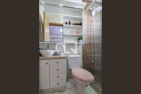 Casa de condomínio à venda com 142m², 3 quartos e 2 vagasBanheiro da Suíte