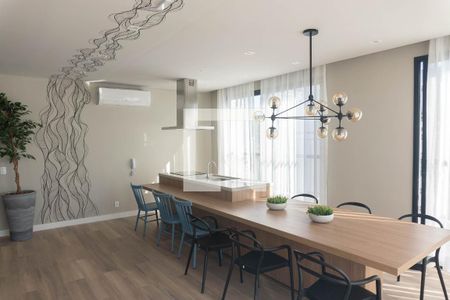 Apartamento para alugar com 33m², 1 quarto e sem vaga Apartamento para alugar com 33m², 1 quarto e sem vagaÁrea comum - Salão de festas