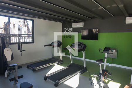 Apartamento para alugar com 33m², 1 quarto e sem vaga Apartamento para alugar com 33m², 1 quarto e sem vagaÁrea comum - Academia