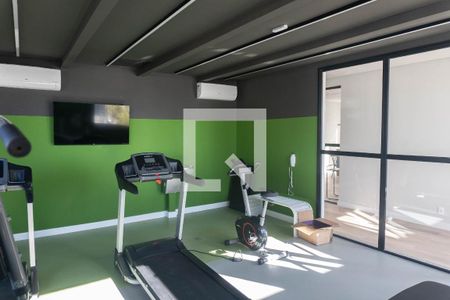 Apartamento para alugar com 33m², 1 quarto e sem vaga Apartamento para alugar com 33m², 1 quarto e sem vagaÁrea comum - Academia