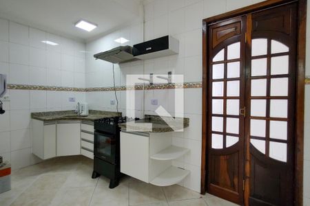 Cozinha  de kitnet/studio para alugar com 1 quarto, 30m² em Boqueirão, Praia Grande