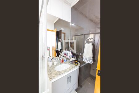 Banheiro da Suíte de apartamento à venda com 3 quartos, 140m² em Vila Metalurgica, Santo André