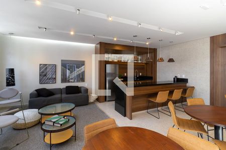 Studio para alugar com 40m², 1 quarto e 1 vaga Studio para alugar com 40m², 1 quarto e 1 vagaÁrea comum - Salão de festas