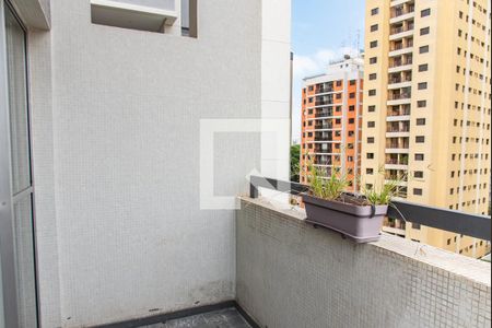 Varanda da sala de apartamento à venda com 1 quarto, 82m² em Vila Mariana, São Paulo