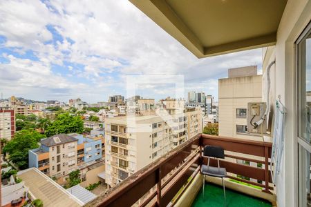 Sacada de apartamento à venda com 1 quarto, 48m² em Menino Deus, Porto Alegre