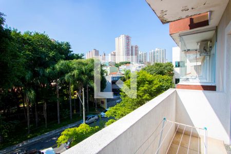 Varanda do quarto de apartamento à venda com 1 quarto, 88m² em Vila Alice, Santo André