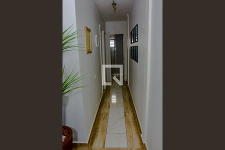 corredor para os quartos de apartamento à venda com 2 quartos, 68m² em Baeta Neves, São Bernardo do Campo