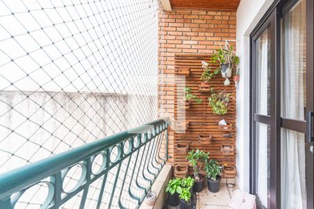 Varanda da Sala de apartamento à venda com 3 quartos, 136m² em Vila Gilda, Santo André