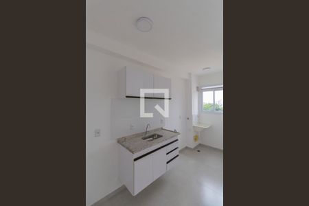 Cozinha e Área de Serviço de apartamento para alugar com 1 quarto, 30m² em Vila Guilhermina, São Paulo