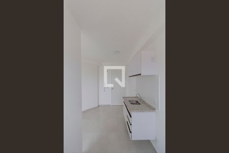 Cozinha e Área de Serviço de apartamento para alugar com 1 quarto, 30m² em Vila Guilhermina, São Paulo