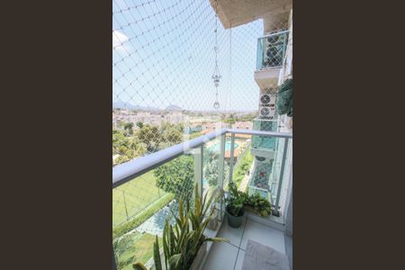 Varanda da Sala de apartamento para alugar com 2 quartos, 49m² em Pechincha, Rio de Janeiro