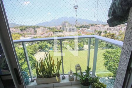 Varanda da Sala de apartamento para alugar com 2 quartos, 49m² em Pechincha, Rio de Janeiro