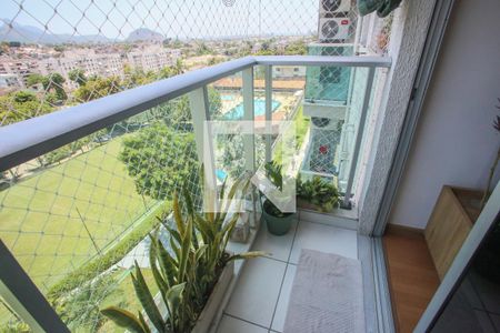 Varanda da Sala de apartamento para alugar com 2 quartos, 49m² em Pechincha, Rio de Janeiro