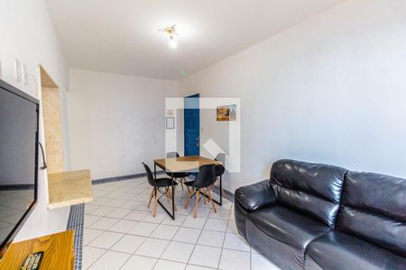 Sala de apartamento para alugar com 1 quarto, 56m² em Nova Mirim, Praia Grande