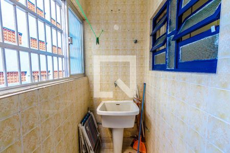 Lavanderia de apartamento para alugar com 1 quarto, 56m² em Nova Mirim, Praia Grande