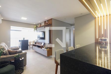 Sala  de apartamento à venda com 3 quartos, 81m² em Vila Zilda (tatuapé), São Paulo