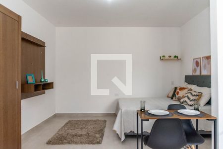 Sala/ cozinha  de kitnet/studio para alugar com 1 quarto, 27m² em Jardim Iporanga, Guarulhos