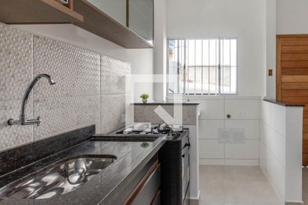 Cozinha  de kitnet/studio para alugar com 1 quarto, 27m² em Jardim Iporanga, Guarulhos