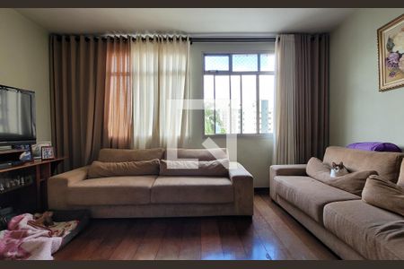 Sala de apartamento à venda com 3 quartos, 100m² em Centro, Santo André