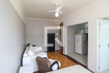 Sala e Quarto de apartamento à venda com 1 quarto, 30m² em Farroupilha, Porto Alegre