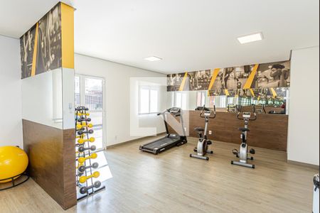 Apartamento para alugar com 28m², 1 quarto e sem vaga Apartamento para alugar com 28m², 1 quarto e sem vagaÁrea comum - Academia