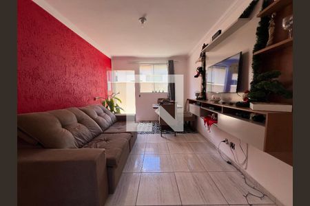Sala de casa de condomínio para alugar com 3 quartos, 108m² em Xangri-lá, Contagem