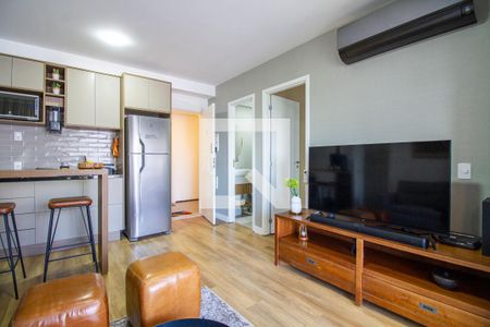 Sala de apartamento à venda com 2 quartos, 69m² em Pinheiros, São Paulo