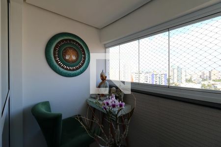 Sacada da Sala de apartamento à venda com 3 quartos, 110m² em Jardim Bela Vista, Santo André