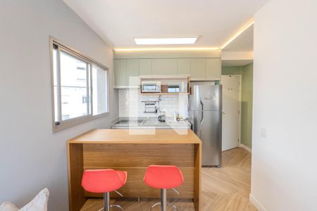 Sala/Cozinha de apartamento para alugar com 1 quarto, 27m² em Bela Vista, São Paulo