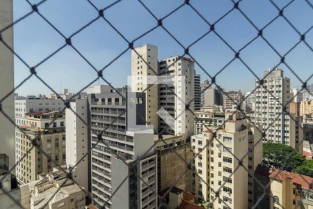 Varanda da Sala de apartamento à venda com 1 quarto, 50m² em Santa Efigênia, São Paulo