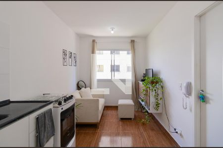 Sala/Cozinha de apartamento à venda com 1 quarto, 25m² em Vila Andrade, São Paulo