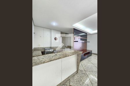 Cozinha americana de apartamento à venda com 2 quartos, 72m² em Vila da Serra, Nova Lima