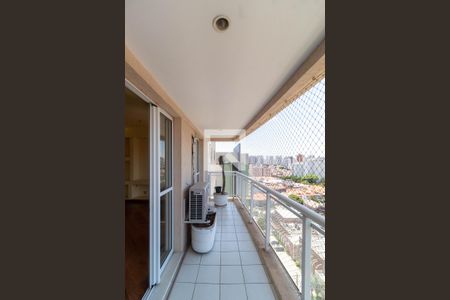 Varanda da Sala de apartamento para alugar com 3 quartos, 135m² em Vila Gomes Cardim, São Paulo