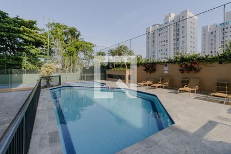 Área comum - Piscina de apartamento para alugar com 4 quartos, 80m² em Balneario Cidade Atlantica, Guarujá