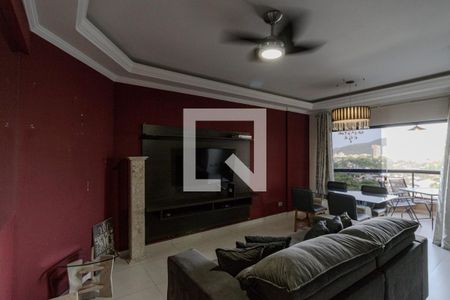 Sala de apartamento para alugar com 4 quartos, 80m² em Balneario Cidade Atlantica, Guarujá