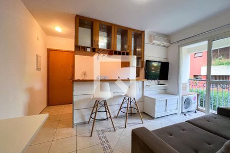 Sala de apartamento para alugar com 1 quarto, 46m² em Vila Nova Conceição, São Paulo