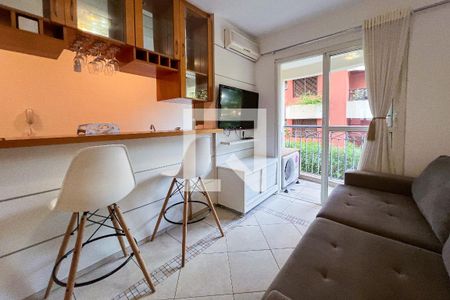 Sala de apartamento para alugar com 1 quarto, 46m² em Vila Nova Conceição, São Paulo
