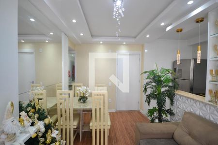 Sala de apartamento para alugar com 3 quartos, 47m² em Moquetá, Nova Iguaçu