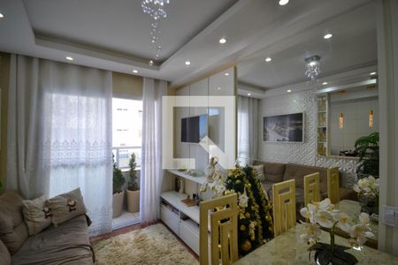 Sala de apartamento para alugar com 3 quartos, 47m² em Moquetá, Nova Iguaçu