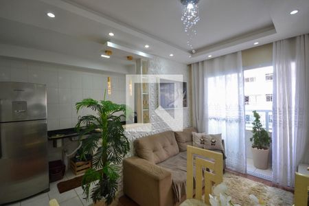 Sala de apartamento para alugar com 3 quartos, 47m² em Moquetá, Nova Iguaçu