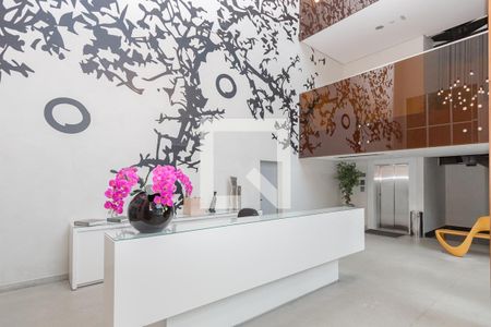Hall de Entrada de apartamento para alugar com 1 quarto, 50m² em Vila Gertrudes, São Paulo