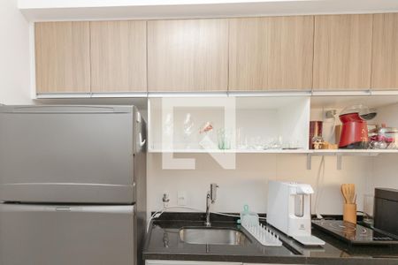 Cozinha de apartamento para alugar com 1 quarto, 50m² em Vila Gertrudes, São Paulo