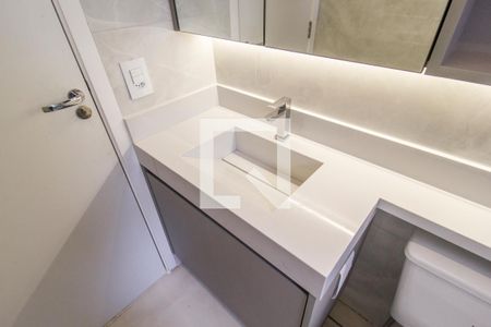 Apartamento para alugar com 52m², 2 quartos e 1 vagaDetalhe do banheiro