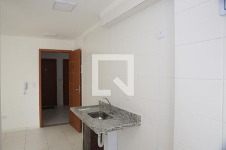 Cozinha de apartamento para alugar com 2 quartos, 51m² em Aviação, Praia Grande