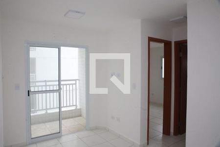 Sala de apartamento para alugar com 2 quartos, 51m² em Aviação, Praia Grande