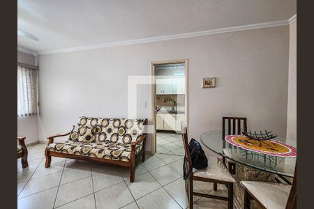 Sala de apartamento para alugar com 2 quartos, 75m² em Balneario Guarujá, Guarujá