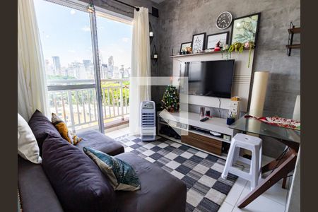 Sala/Cozinha de apartamento à venda com 1 quarto, 33m² em Brás, São Paulo
